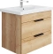 Тумба с раковиной Onika Легран 70 дуб галифакс (107048) - 0