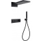 Душевая система Abber Rund с термостатом черная матовая AF8752B - 0