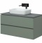 Тумба под раковину Allen Brau Infinity 100 серо - зеленый матовый 1.21003.CGM - 0