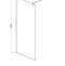 AQ WIW 14020CH Душевая перегородка Walk in с держателем 1400x2000 профиль хром, стекло прозрачное - 2