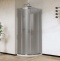 Душевой уголок Vincea City 80х80 профиль хром стекло рифленое VSQ-5CT800MT - 0