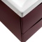 Тумба с раковиной BelBagno Marino-Cer 120 с двумя чашами бордовый - 6