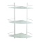 K-3133WHITE Полка стеклянная тройная - 1