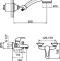 Смеситель Webert Sax SX850101015 для ванны с душем - 1