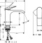 Смеситель для раковины Hansgrohe Vivenis 110 хром 75022000 - 1