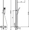 Душевая система с термостатом Timo Tetra-thermo SX-0169/00 хром - 5