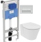 Комплект Ideal Standard Connect Air AquaBlade E212801 унитаз + инсталляция с кнопкой смыва - 0