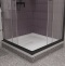 Душевой уголок STWORKI Дублин 100x100 см профиль черный матовый 3GW070TTKK000 - 4