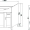 Тумба с раковиной Sanflor Глория 105 белая - 3