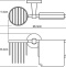 Держатель туалетной бумаги Wasserkraft Isen K-4059 с держателем освежителя воздуха - 2