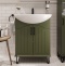 Тумба с раковиной DIWO Сочи 65 зеленая 564065 - 0