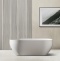 Ванна из искусственного камня Abber Stein 170х75 белый матовый AS9613-1.7 - 1