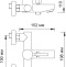 Смеситель Wasserkraft Wern 4201 для ванны с душем, матовый хром - 7