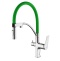 Смеситель Lemark Comfort LM3074C-Green для кухни, с гибким изливом, с подключ. к фильтру питьевой во - 0
