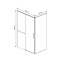 Душевой уголок Vincea Slim Soft 130х80 хром стекло прозрачное VSR-1SS8013CL - 1