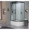 Душевая кабина Frank 120х80 черная левая стекло матовое 20075 - 2