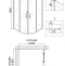 Душевой уголок Niagara Nova NG-6606-08 90x90, четверть круга 66060811 - 2