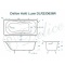 Чугунная ванна Delice Haiti Luxe 150x80 DLR230636R с отверстиями под ручки без антискользящего покрытия - 1