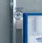 Комплект Система инсталляции для унитазов Grohe Rapid SL 38750001 4 в 1 с кнопкой смыва + Крышка-сиденье Jacob Delafon Patio E70021 с микролифтом - 6