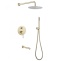 Душевая система Abber Emotion золото, матовый  AF8817G - 0