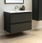 Тумба с раковиной Allen Brau Eclipse 80 черный матовый 1.E1002.AM - 9