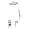 A16830 Встраиваемый комплект для душа с верхней душевой насадкой и лейкой - 0