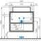 Тумба с раковиной Одри 62 Aquaton Лофт Фабрик 65 темное дерево 1A2423K1LTDY0 - 9