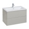 Тумба с раковиной Aquaton Сохо 75 серый 1A2581K1AJ9A0 - 0