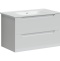 Тумба под раковину подвесная Sancos Norma 2.0 80 белая глянцевая NR2.080W - 0