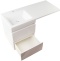 Тумба под раковину Style Line Даллас 120 Люкс Plus, белый  СС-00002351 - 3