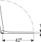 500.236.01.1 Geberit Smyle Сиденье для унитаза с механизмом плавного закрывания SoftClose, крепление сверху - 2