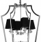 Подвесная люстра LUMINA DECO Montero LDP 1249-4 CHR+BK - 0