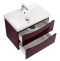 Комплект мебели BelBagno Marino-Cer 70 бордовый - 4