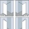 Душевая перегородка Kermi Cada XS CK TWF 10020 VPK 100 см CKTWF10020VPK - 4