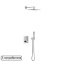 Смеситель для душа встраиваемый Excellent Krotos хром AREX.SET.8046CR - 0