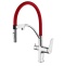 Смеситель Lemark Comfort LM3074C-Red для кухни, с гибким изливом, с подключ. к фильтру питьевой воды - 0