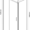 Боковая стенка Vincea Garda 90х190 хром стекло прозрачное VSG-1G900CL - 2