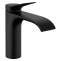 Смеситель для раковины Hansgrohe Vivenis 110 с донным клапаном чёрный матовый 75020670 - 0