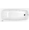 Акриловая ванна Whitecross Layla 180х80 белая хром с гидромассажем 0102.180080.100.LINE.CR - 0