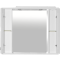 Лувр -105 Зеркало с 2-мя шкафчиками, белое П-Лвр03105-0122Ш - 1