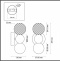 Бра Odeon Light Crystal 5008/4WL - 2