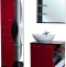 Зеркало Bellezza Рио 70 L красное с черным 4613611062211 - 1