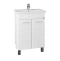 Тумба с раковиной напольная Санта Омега 60 белый - 4
