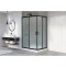 Душевой уголок Royal Bath HP 120х80 L профиль черный стекло матовое RB8120HP-C-BL-L - 1