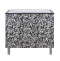 Тумба под раковину Misty Мадлен 80 черно-белая П-Мдб01080-2422Я - 0
