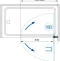 Шторка на ванну RGW Screens SC-109B 60x150 профиль черный стекло прозрачное 411110906-14 - 5
