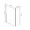 Душевой уголок Vincea Lugano 120х100 хром стекло прозрачное VSR-1L1012CL-1 - 1