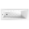Ванна акриловая Excellent Ava Relax 160х70 с гидромассажем белый - хром WAEX.AVA16.RELAX.CR - 0