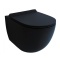Унитаз подвесной Esbano Fortex с сиденьем микролифт, черный матовый  ESUPFORTBM - 0
