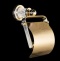 Держатель туалетной бумаги Boheme Murano crystal  10901-CRST-G - 0
